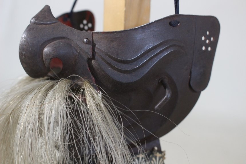 Mengu/Menpo - 日本 - Tetsusabiji Menpo，Samurai Yoroi：E2-982 江戶時代（1600-1868） #1.0