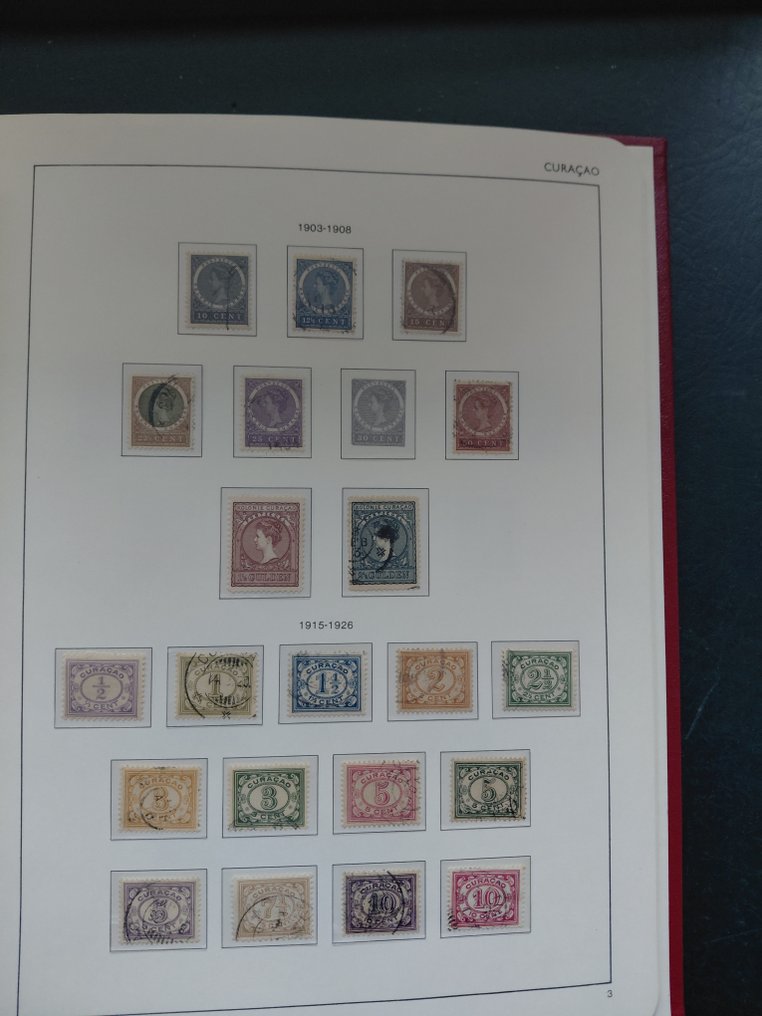 库拉索 1873/1949 - 丰富的收藏在豪华Importa相册中 - Goegevulde, vrij complete Collectie Curacao #2.1