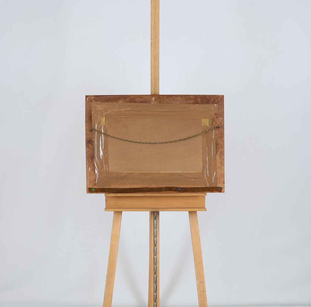 Willem Hendrik van der Nat (1864–1929) - Winters landschap met boot #4.3