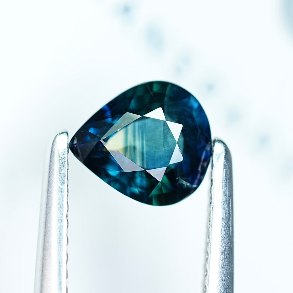 没有保留价 蓝色 蓝宝石  - 1.23 ct - 国际有色宝石协会（ICA GemLab） #2.1