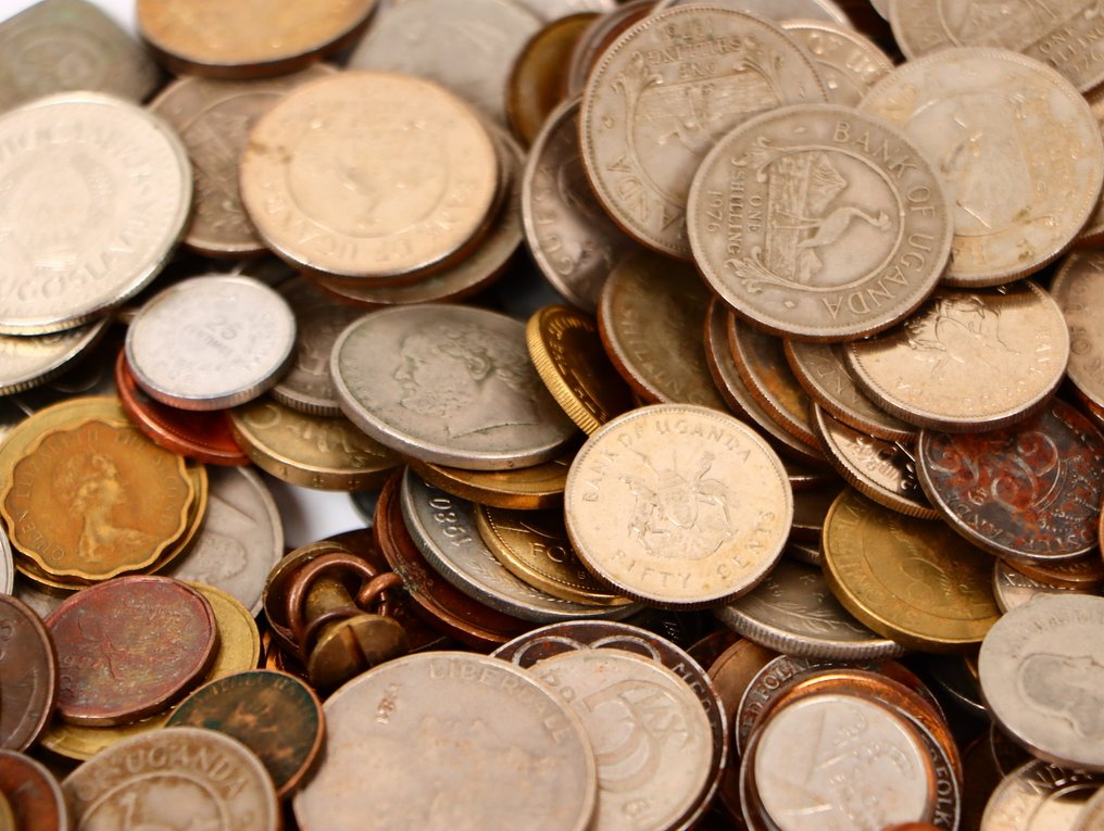 wereld. Large collection of coins / for selection (weight 5 kg)  (Zonder minimumprijs) #2.1