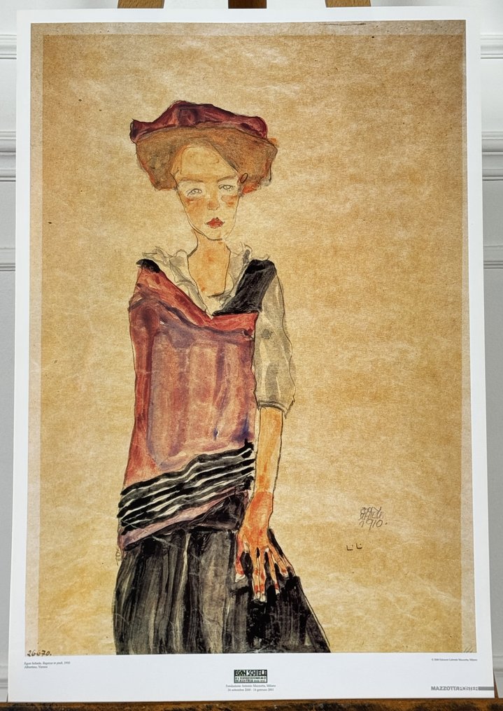 Egon Schiele - Ragazza in piedi, 1910 #1.0
