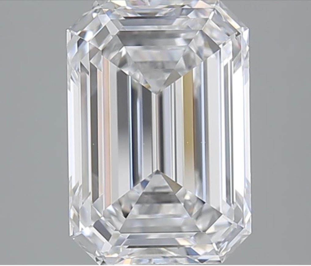 1 pcs Diamant (Natürlich) - 3.01 ct - Smaragd - D (farblos) - VS1 - Gemological Institute of America (GIA) - *2EX* - Kostenloser Versand #1.0