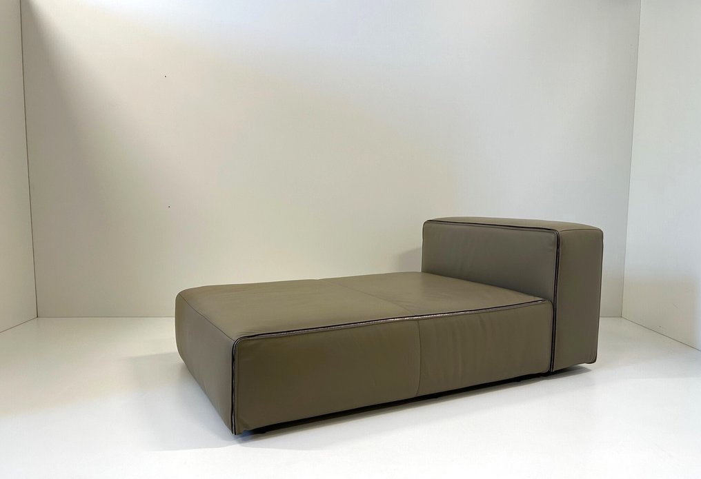 Matteo Grassi - Rodolfo Dordoni - Σεζλόνγκ - Zip Couch - Δέρμα / ορατοί μεντεσέδες. #2.1