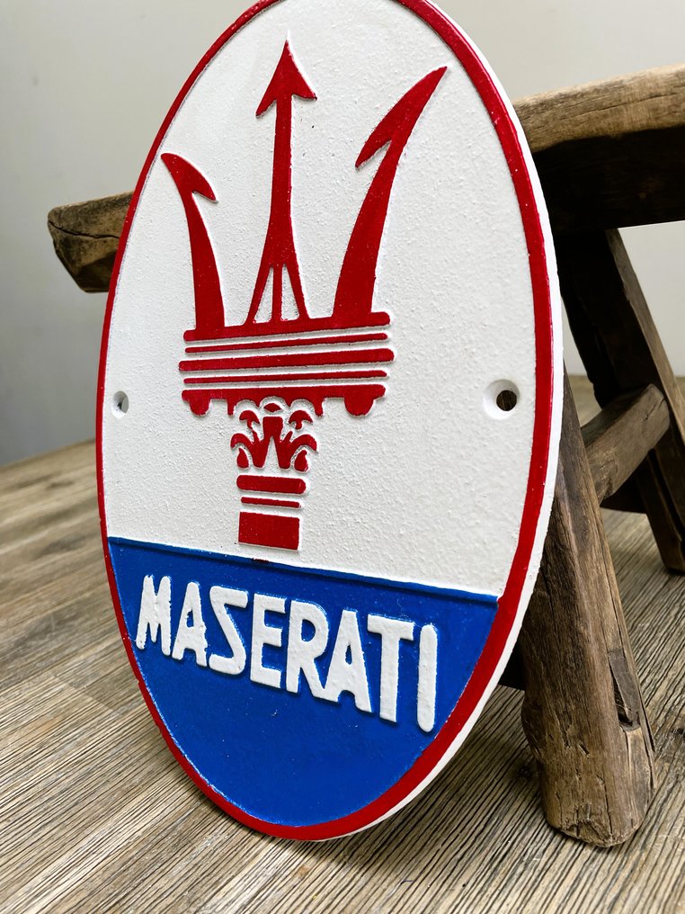 Maserati - Διαφημιστική πινακίδα - Μέταλλο #3.2
