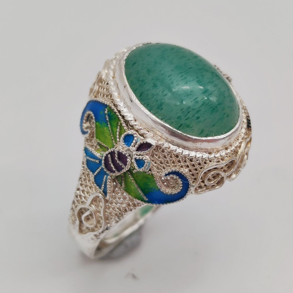 Ohne mindestpreis - Ring Silber Quarz #4.3