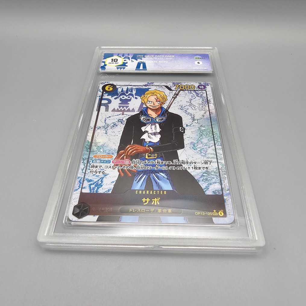 One Piece Graded card - Sabo (Alternate Art) OP13-120 SEC - Graad 10 #4.3