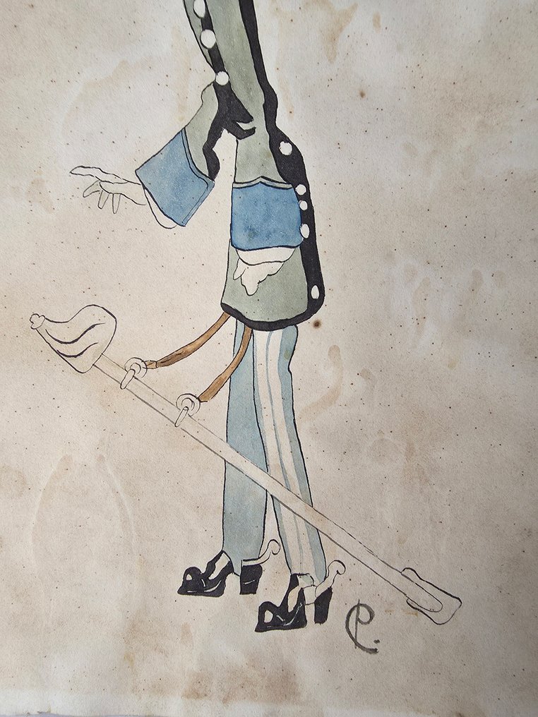 意大利学校 (XX) - Caricature militari umoristiche 1906 #4.3