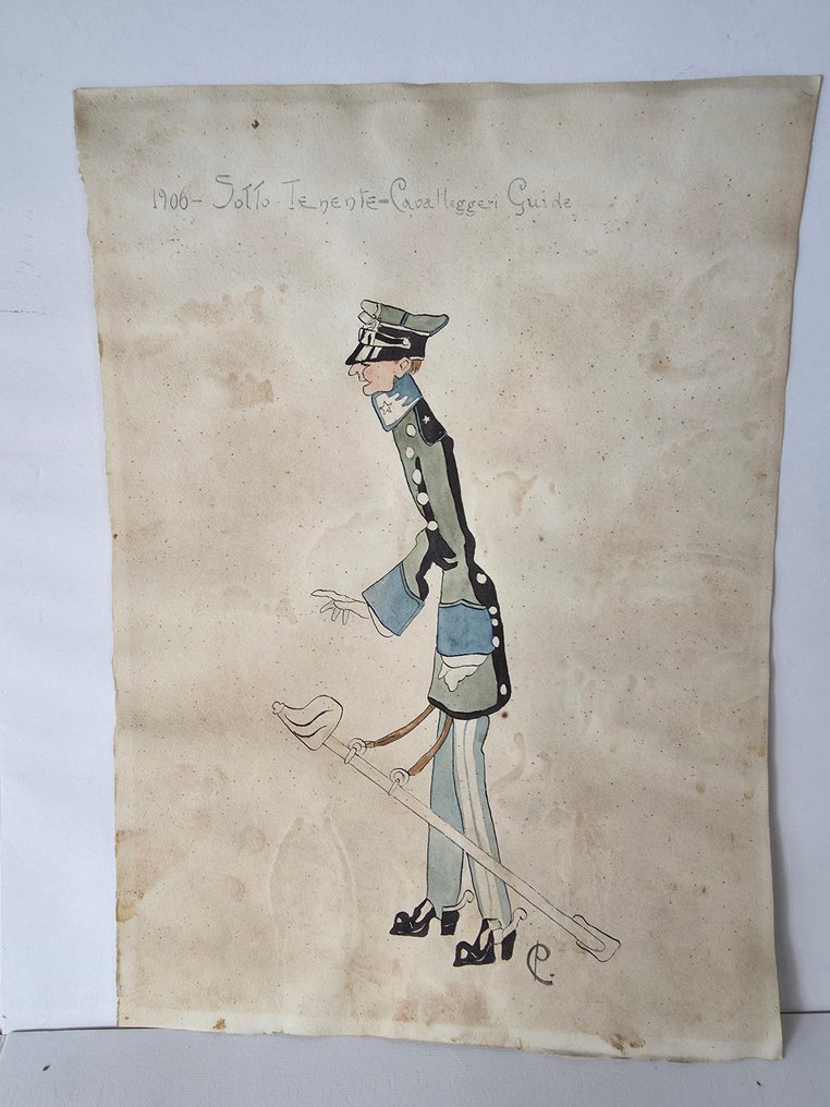 意大利学校 (XX) - Caricature militari umoristiche 1906 #2.1