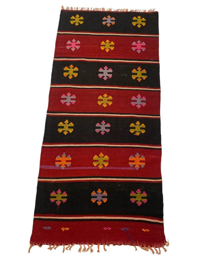 中安纳托利亚 - 凯利姆平织地毯 - 146 cm - 69 cm #1.0