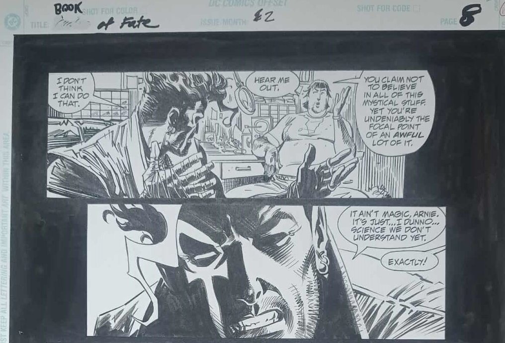 Ron Wagner / Bill Reinhold - 1 Original page - Dr Fate - The Book of Fate Vol 1 #8 - 1997 #1.0