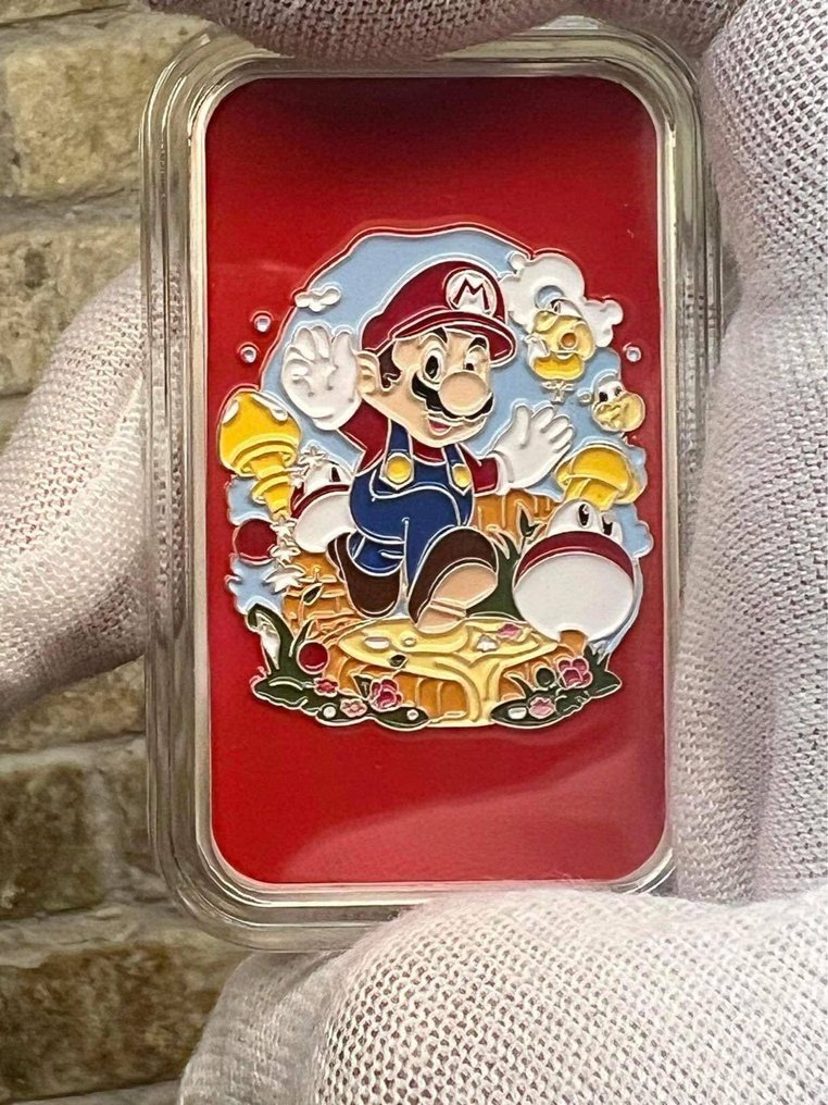 world. Silver bar Super Mario Pipe Dreams Color 1 Oz (.999) (No Reserve Price) #1.0