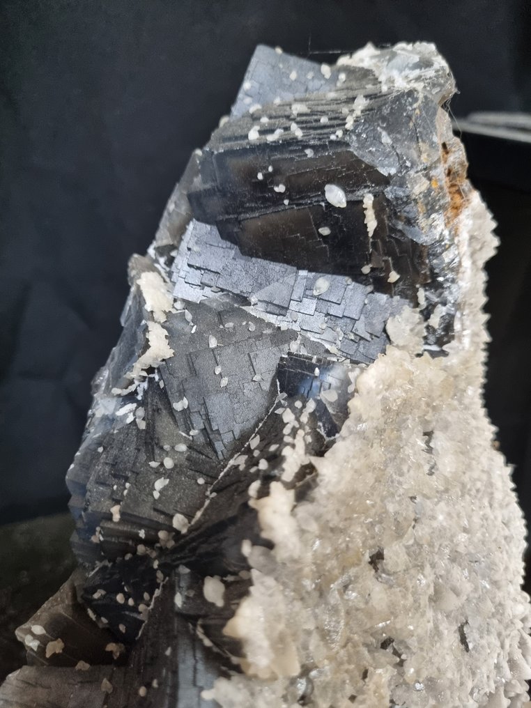 XXL高品质紫水晶配犬牙方解石 - 高度: 230 mm - 闊度: 160 mm- 2860 g #3.2