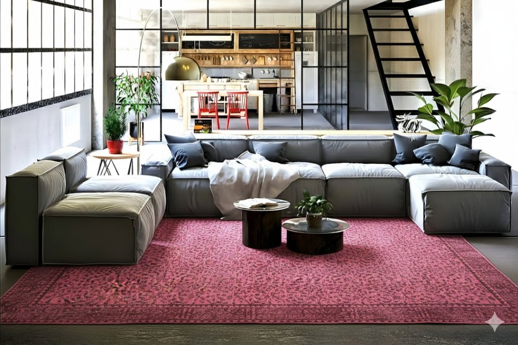 粉色复古 - 小地毯 - 280 cm - 170 cm - 带证书 #2.1