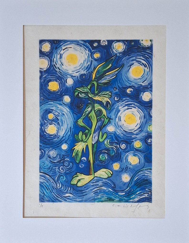 Emma Wildfang - Wile E. Coyote "Tribute series - Icons Reimagined "Vincent van Gogh" #4.3