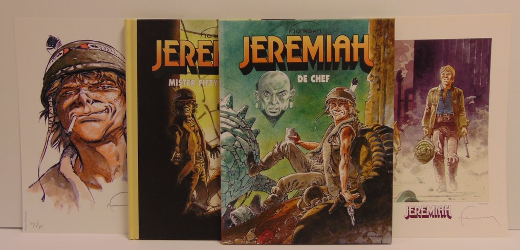 Jeremiah - Stripwinkel Alex uitgaven luxe - De Chef + Mister Fiftyfifty - 4 Album - Édition limitée et numérotée - 2011/2013 #1.0