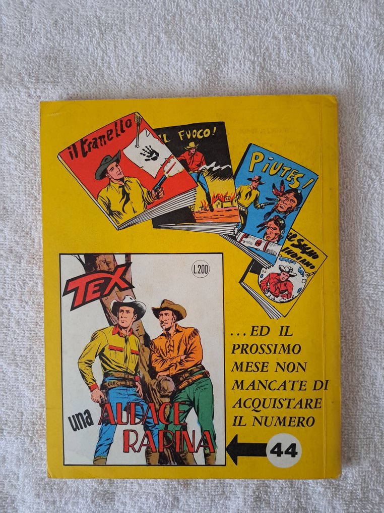 Tex N. 43 Spillato, originale, edicola e n. 12 Tex Classic con gadget - 13 Comic - Eerste druk/herdruk - 1964/2017 #4.3