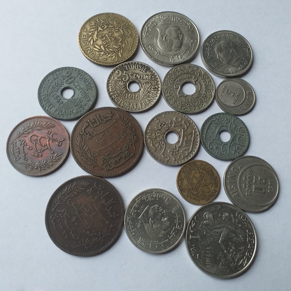 摩洛哥,突尼斯. Falus t/m 10 Dirhams AH1271 / AD2002 (32 stuks) (没有保留价) #1.0