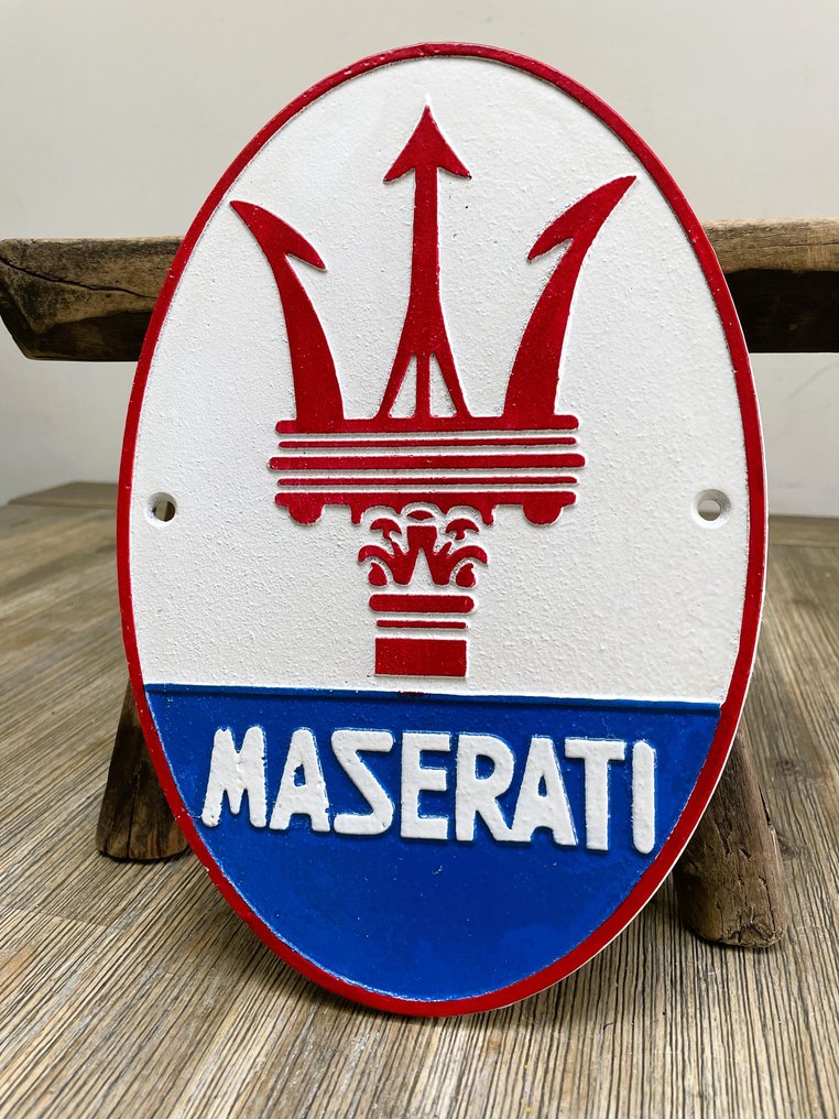 Maserati - Διαφημιστική πινακίδα - Μέταλλο #1.0