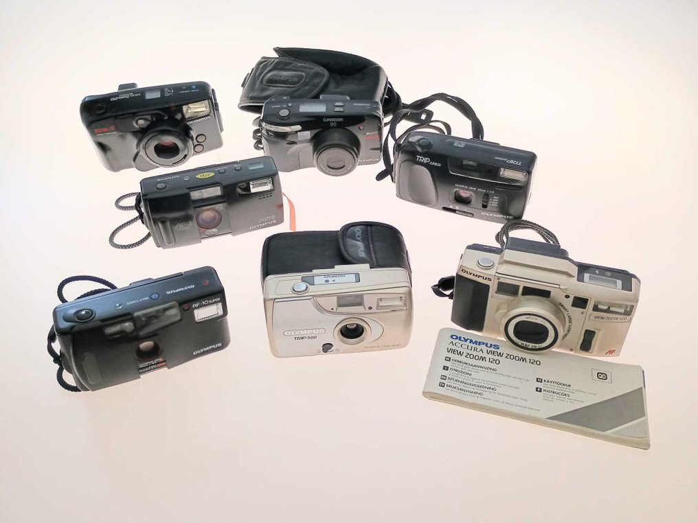 Olympus AF-10 Super / Trip 500 / View Zoom 120 / AF-1 Super / Infinity Zoom 210 QD / Trip Junior / Superzoom Analogue compact camera #1.0