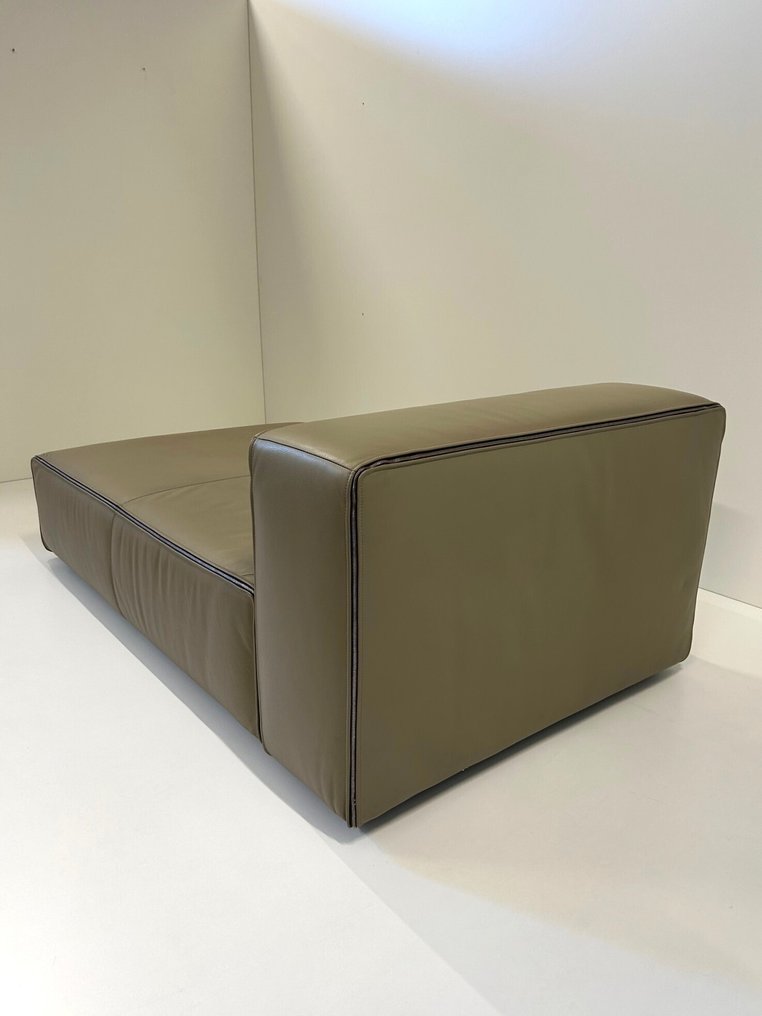 Matteo Grassi - Rodolfo Dordoni - Σεζλόνγκ - Zip Couch - Δέρμα / ορατοί μεντεσέδες. #3.2