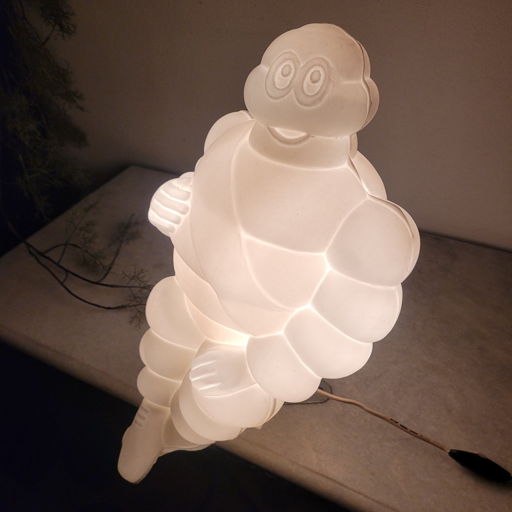 Michelin, Lichtreclame - Sinal publicitário - Bibendum com fecho - Plástico #4.3
