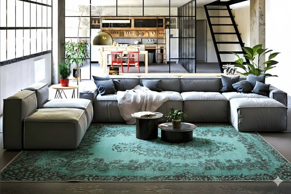 Turquoise κλασικό - Χαλί - 275 cm - 160 cm - με πιστοποιητικό #3.2