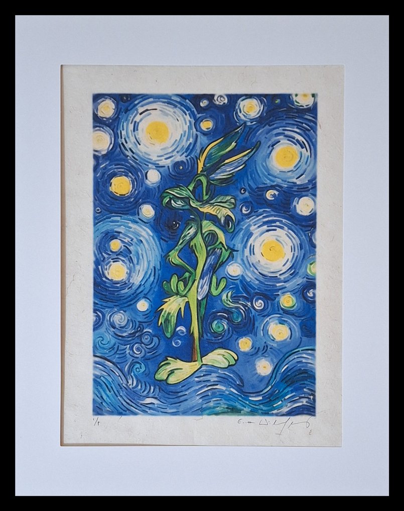 Emma Wildfang - Wile E. Coyote "Tribute series - Icons Reimagined "Vincent van Gogh" #1.0