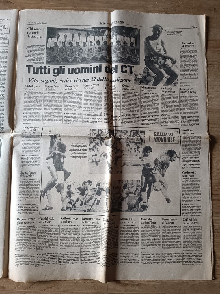 VM i fodbold - 1982 - Corriere dello Sport Italia Verdensmester - Fuldt #2.1