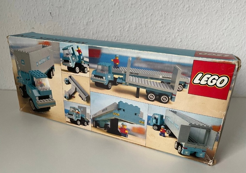 Lego Set - 1651-2 - City, Promotional - Maersk Line Container Lorry - with manual and box #1.0