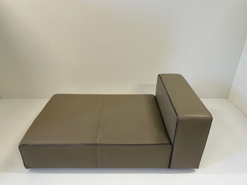 Matteo Grassi - Rodolfo Dordoni - Σεζλόνγκ - Zip Couch - Δέρμα / ορατοί μεντεσέδες. #1.0