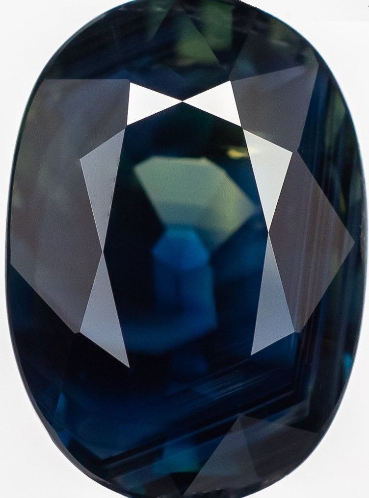 1 pcs Blå Safir - 4.29 ct - Lotus Gemology - Saphir Bleu 4,29 ct #1.0