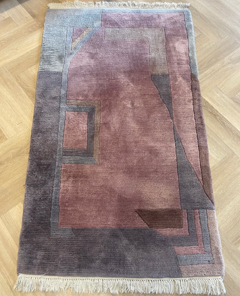 Nepal moderne design tæppe - håndknyttet - uld - kvalitets tæppe - Tæppe - 172 cm - 102 cm #1.0