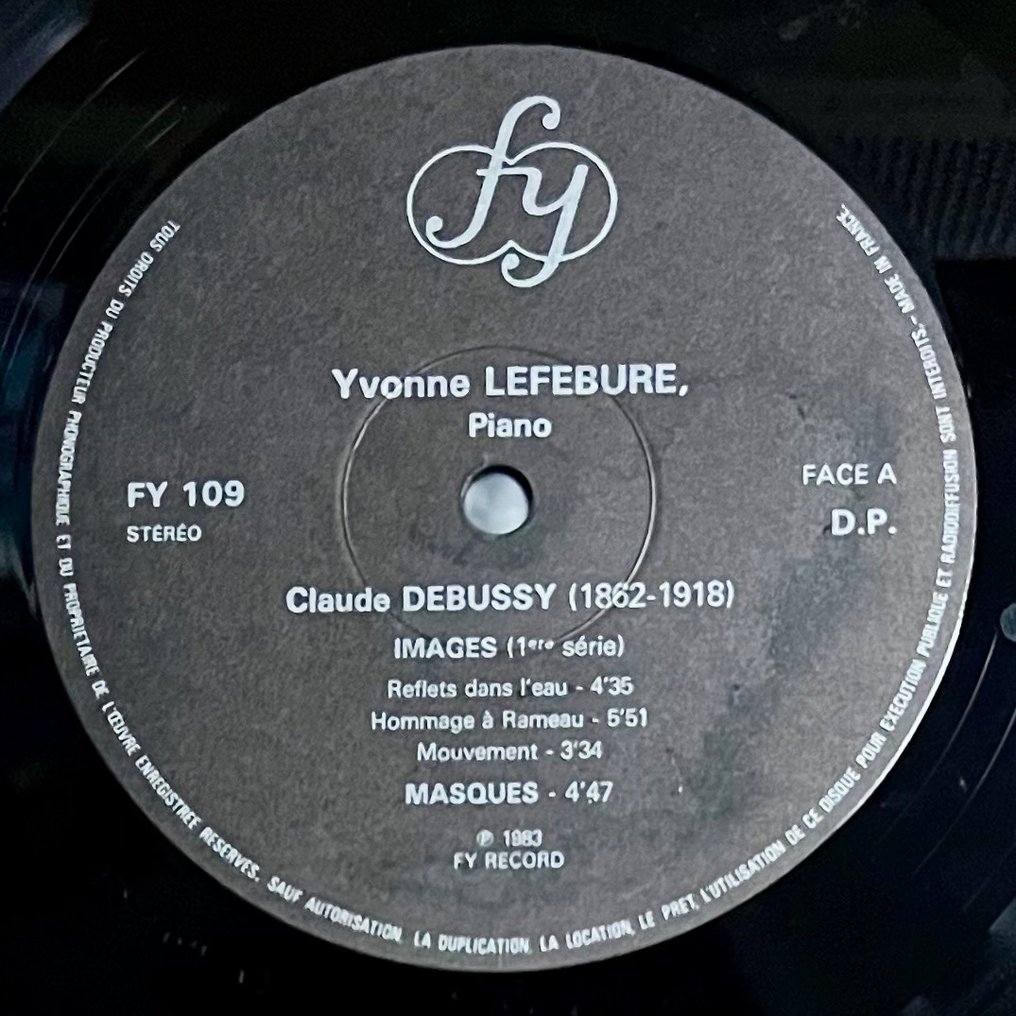 Yvonne Lefébure - 4x LP - Super Rare Collectors EX to NM ! - Multiple titles - LP Albums (multiple items) - Stereo - 1979 #4.3