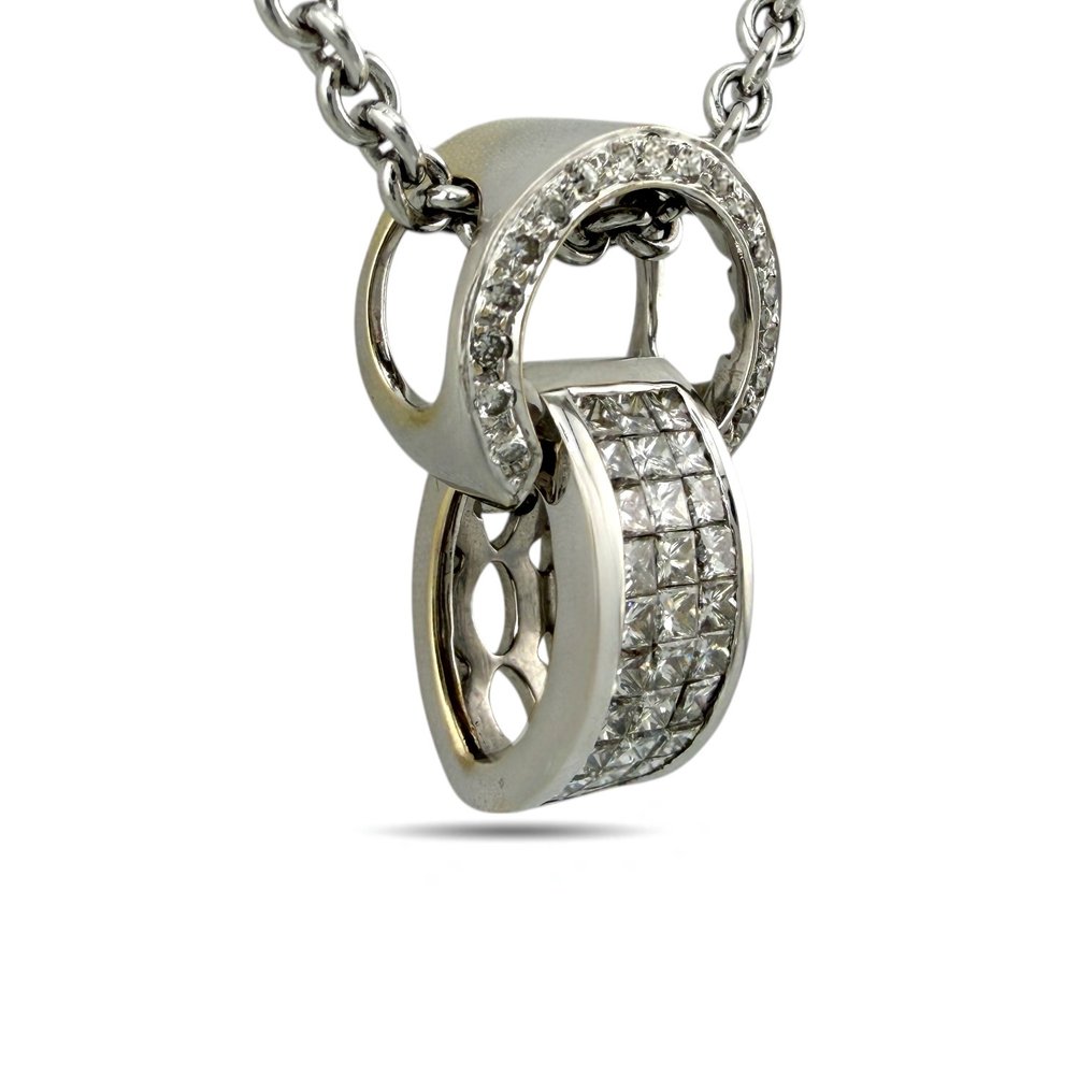 Carrera y Carrera - 项链 白金, CARRERA Y CARRERA 18K 白金 2.00克拉钻石项链 - 2.00ct. tw. 钻石 (天然) #3.2