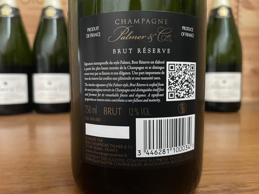 Palmer & Co Brut Reserve - Champagne Reims - 6 Bottles (0.75L) #2.1