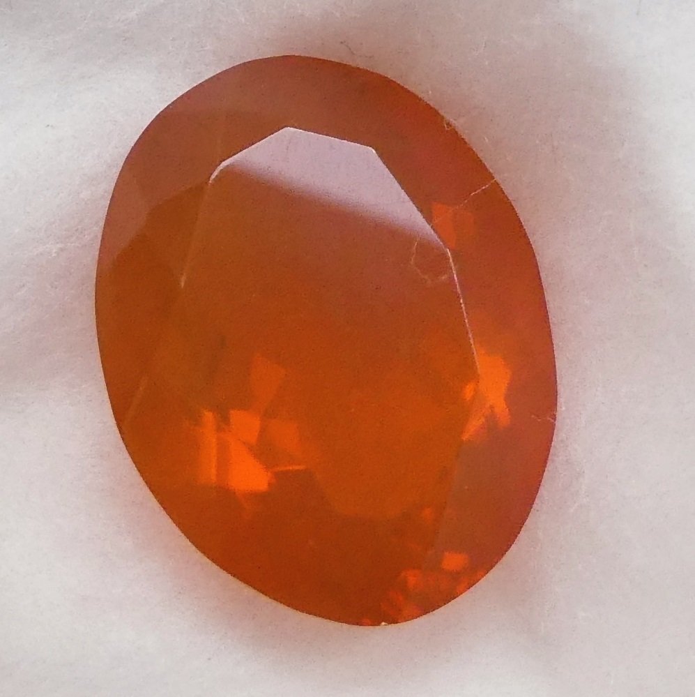 Opale de feu - 5.73 ct - Instituto Gemólogico Español (IGE) #1.0