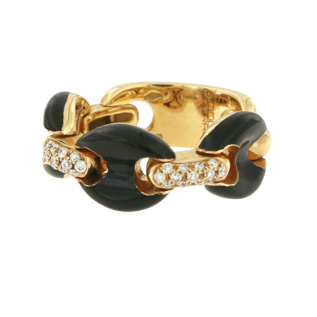 Other brand - 戒指 - 18 克拉 玫瑰金 -  0.15ct. tw. - 鉆石 - Adolfo Courrier #1.0