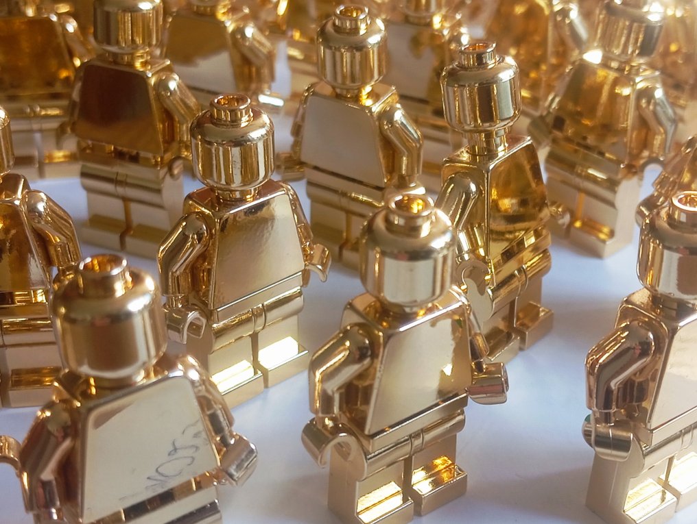 LEGO 小人仔 - 微型人形 - 10x minifigures custom gold chrome gold - nowa #1.0