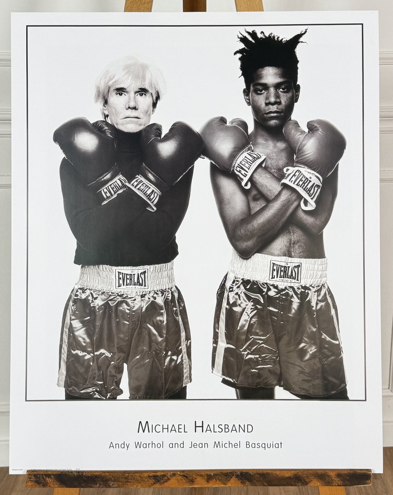 Michael Halsband - Andy Warhol and Jean-Michel Basquiat, 1985 #1.0
