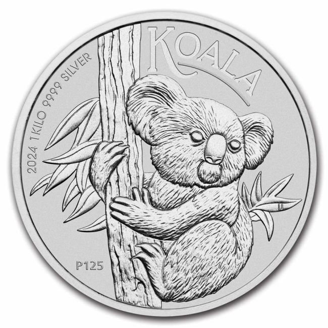 澳大利亞. 30 Dollars 2024 1 Kilo $30 AUD Australian Silver Koala Coin BU (In Capsule) #1.0