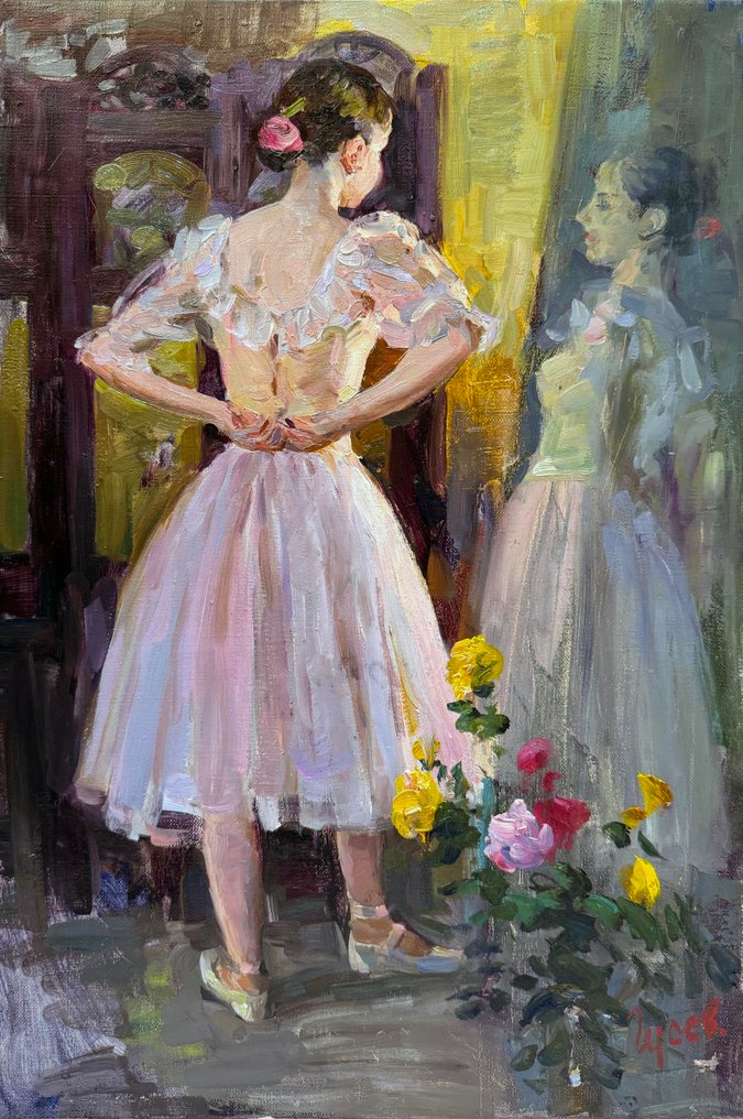 Vladimir Goussev (1957) - Jeune Ballerine - Avant le Spectacle #1.0