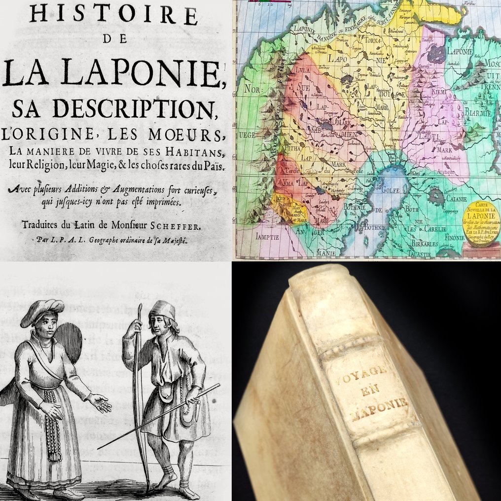 Johannes Schefferus or Jean Scheffer - History of Lapland, first edition - 1678 #2.1