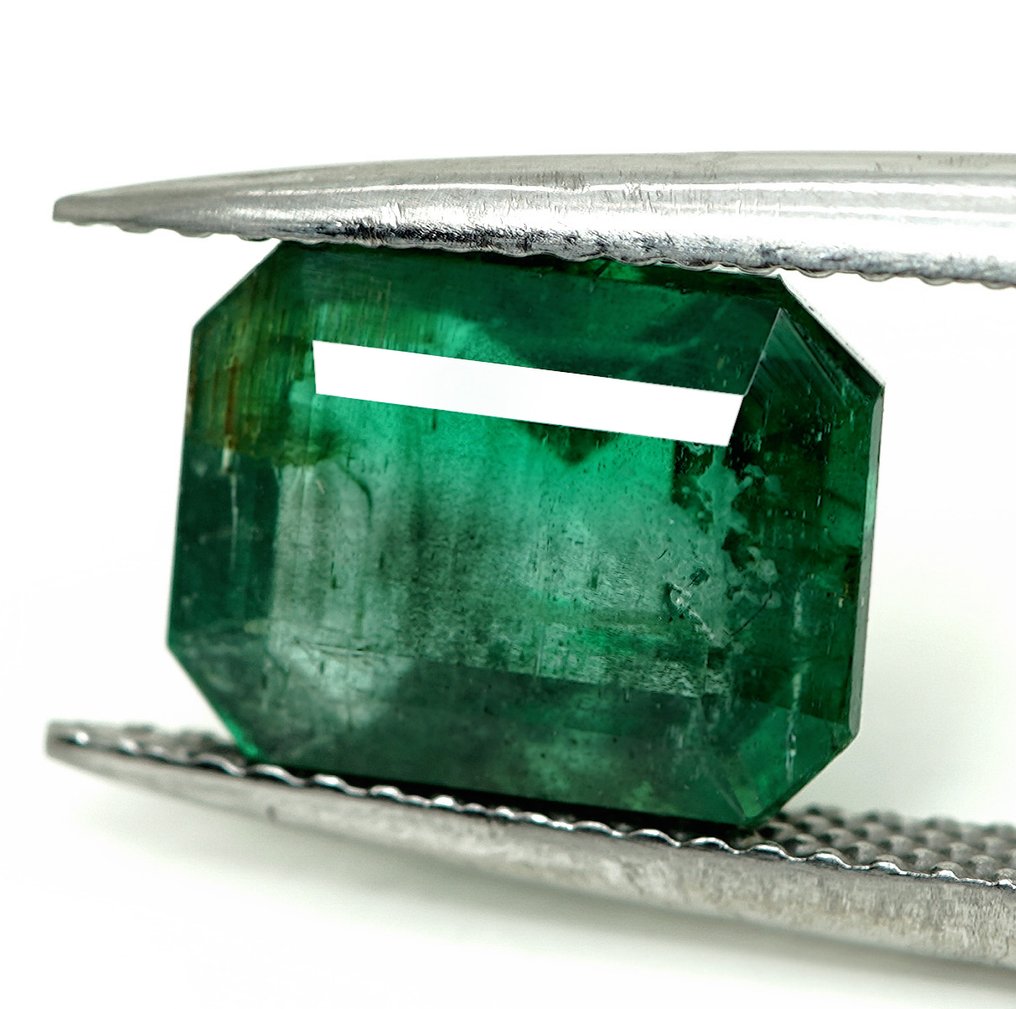 1 pcs  Grün Smaragd  - 3.25 ct - Bellerophon Gemlab #1.0