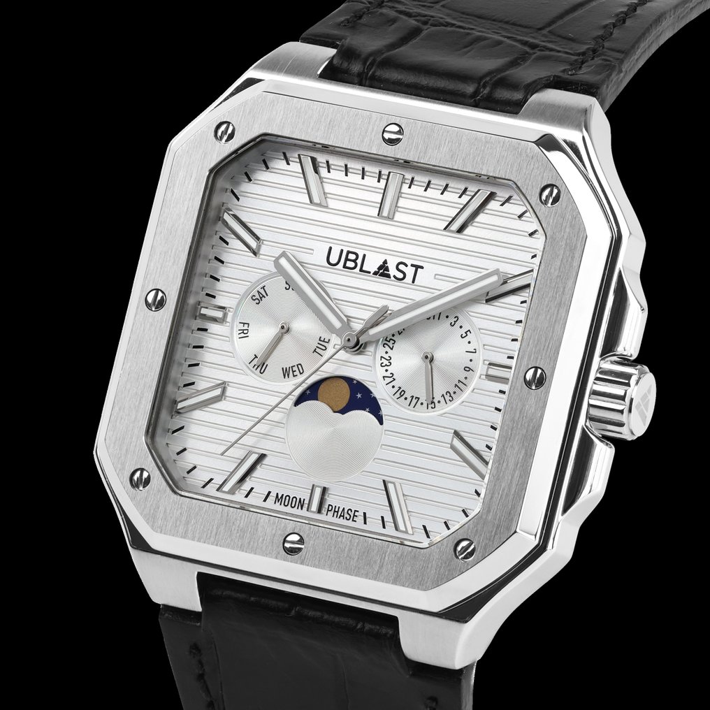 Ublast - Square - Moonphase Calendar - Ingen reservasjonspris - REF.UBSQML44SV - Ltd. Edition - Herre - 2025 #1.0
