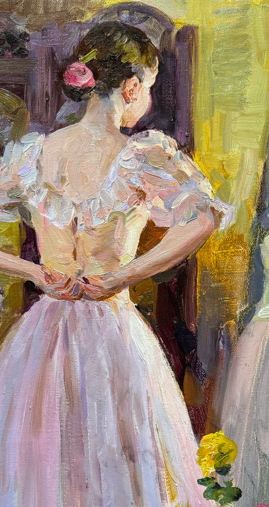 Vladimir Goussev (1957) - Jeune Ballerine - Avant le Spectacle #3.2