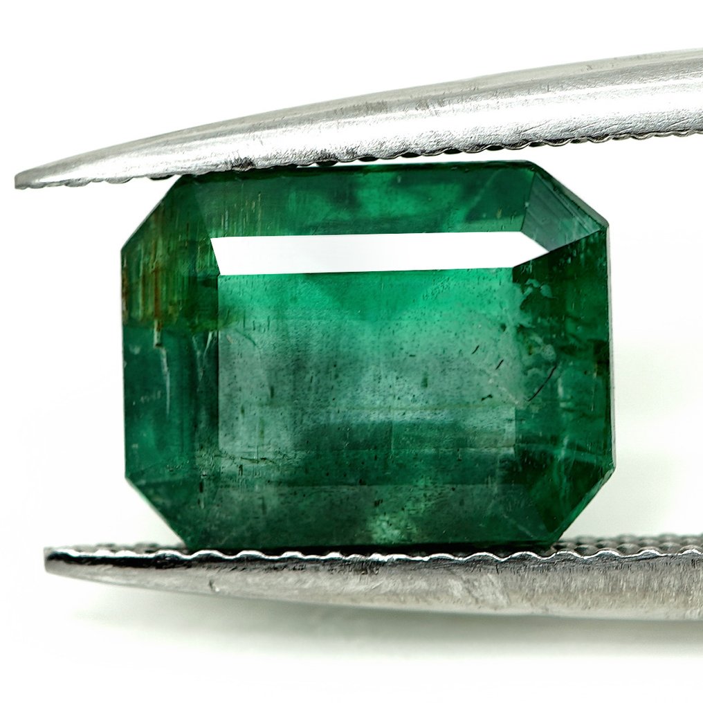 1 pcs  Grün Smaragd  - 3.25 ct - Bellerophon Gemlab #1.0