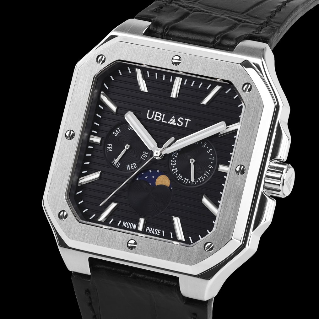 Ublast - Square - Moonphase Calendar - REF.UBSQML44BK - Ltd. Edition - Uomo - 2025 #1.0