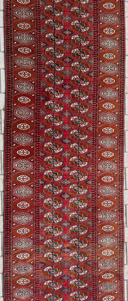 阿富汗阿姆利克设计 - 手工编织 - 羊毛 - 部落地毯 - 精细手工编织 - 地毯 - 290 cm - 87 cm #1.0