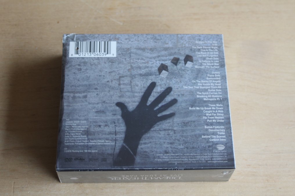 Dream Theater - Live At Luna Park 3CD+2DVD + Backstage Passes - CD-bokssæt - 2012 #3.2
